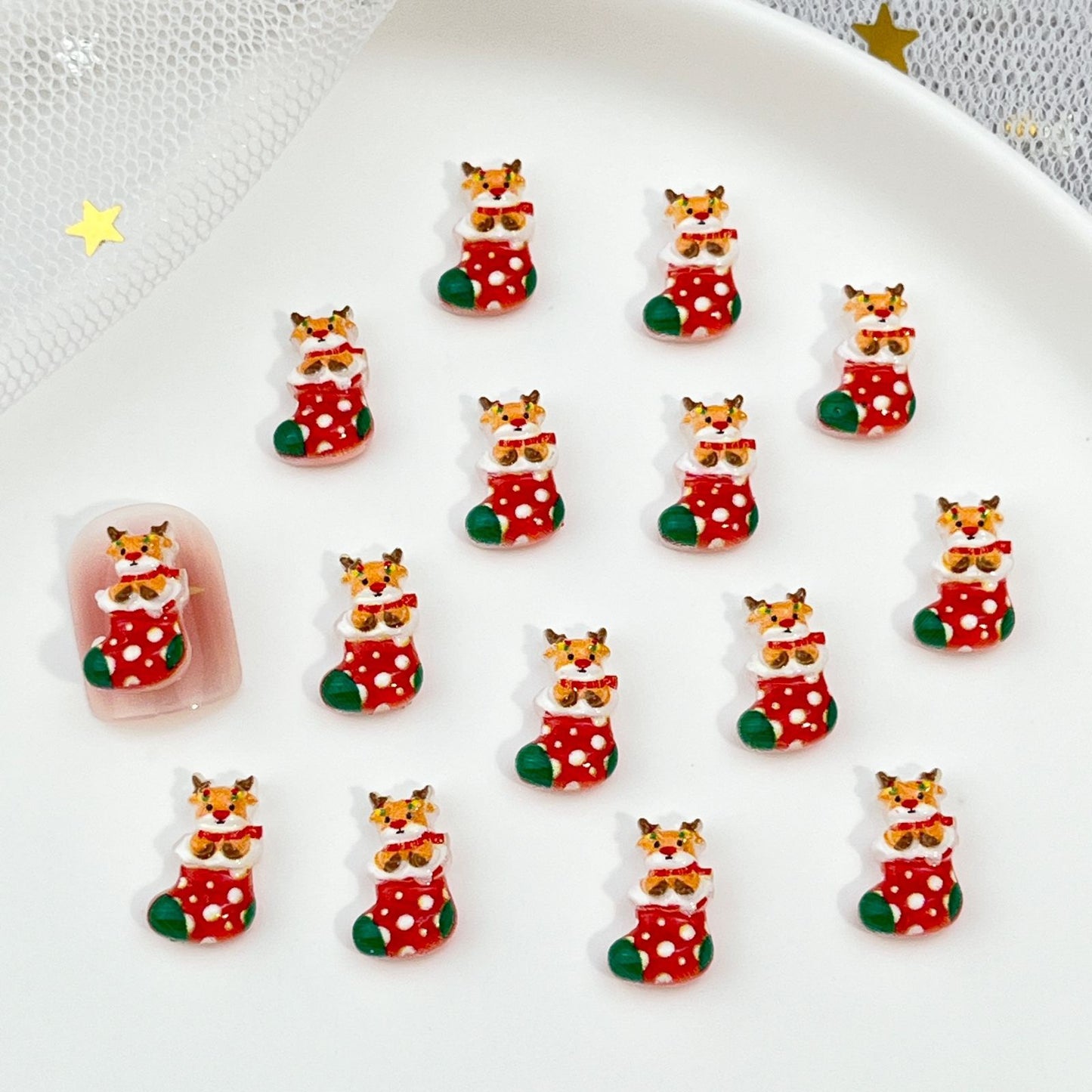 Manicure MiNi Christmas(4pcs/bag)