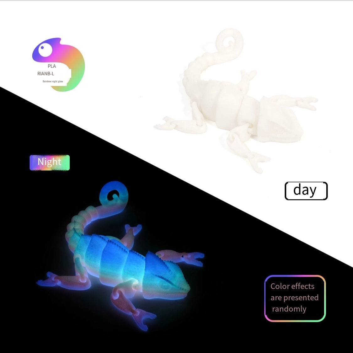 Colorful 3D Lizard（Pre-sale)