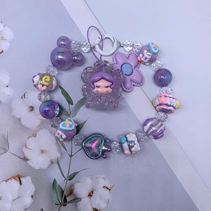 【D000】Diy Cuteness MOMOKOART Handmade Selected Phone/Key Chain（Pre-Sale)