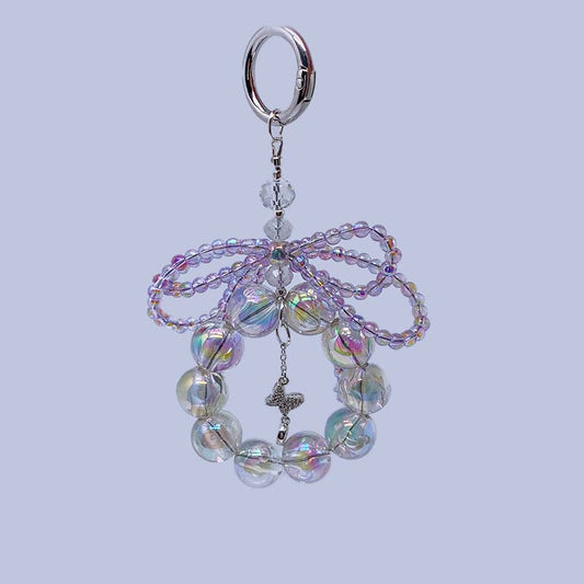 【D006】Romantic Lavender-MOMOKOART Handmade Selected Phone/Key Chain（Pre-Sale)