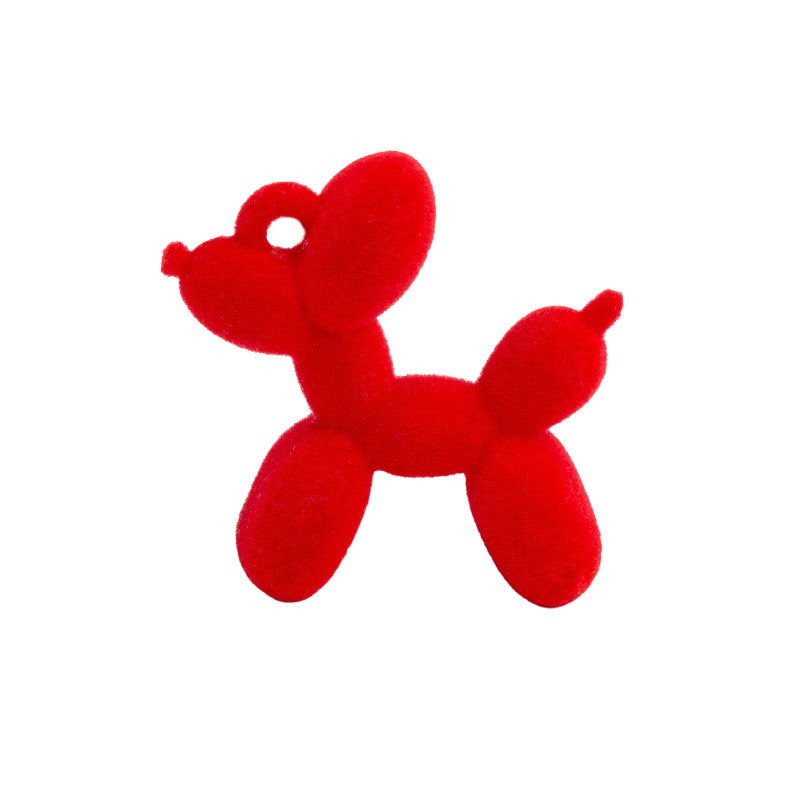 Flocking Balloon Dog