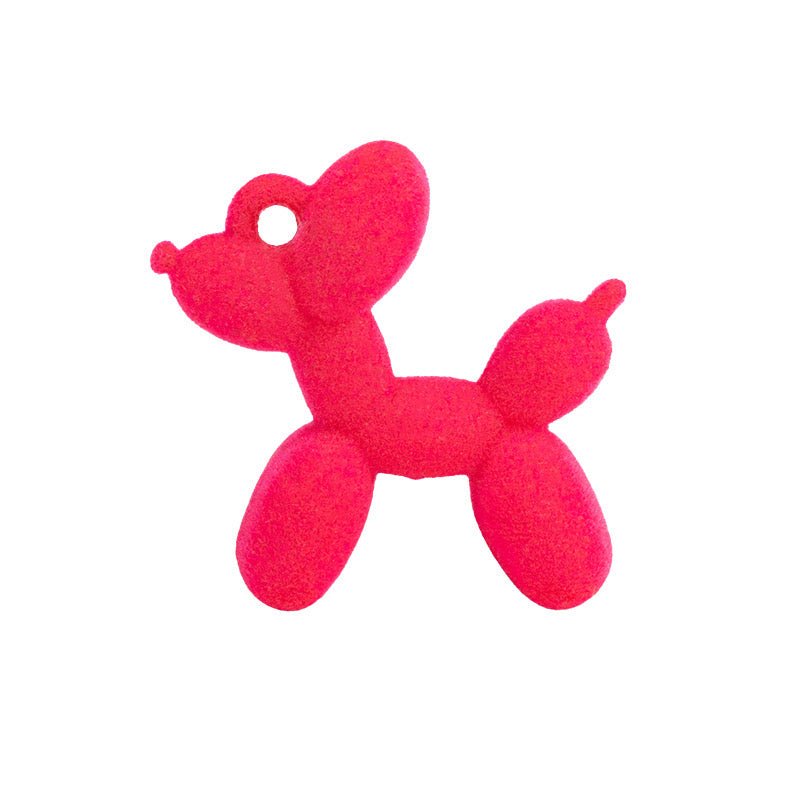 Flocking Balloon Dog