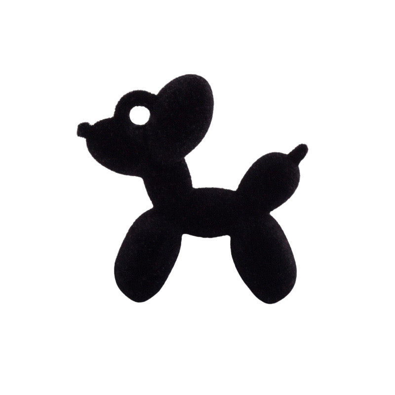 Flocking Balloon Dog