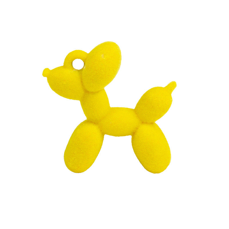 Flocking Balloon Dog