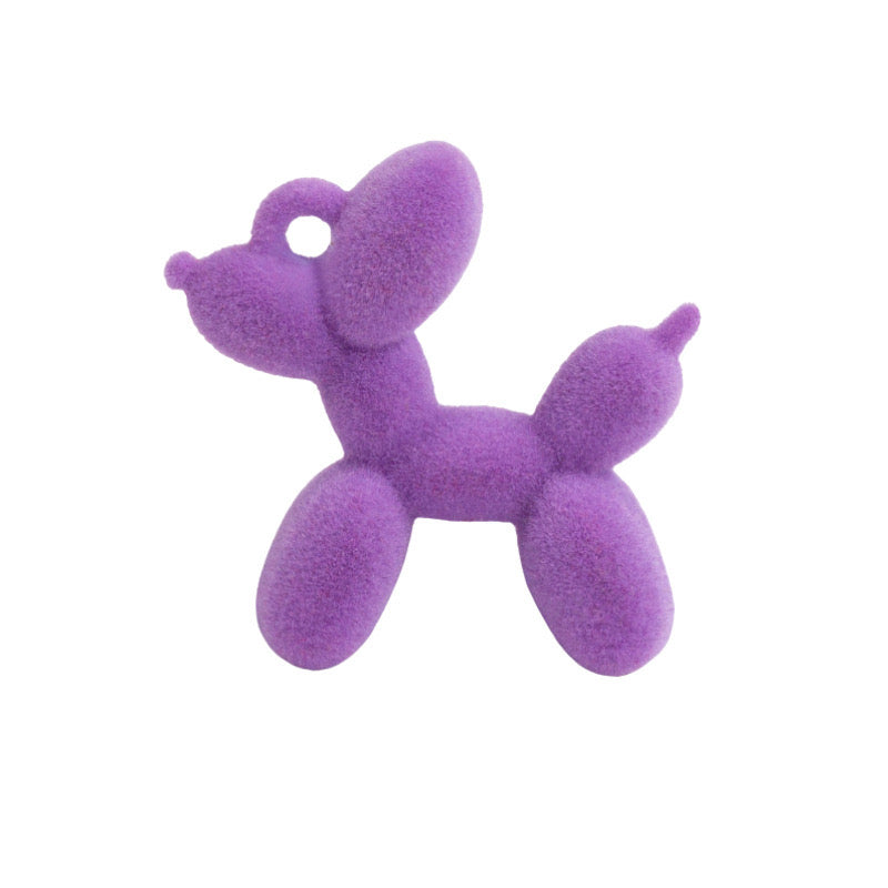 Flocking Balloon Dog