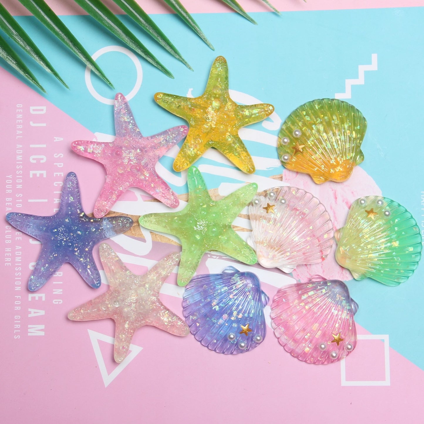 Luminous Starfish and Shells