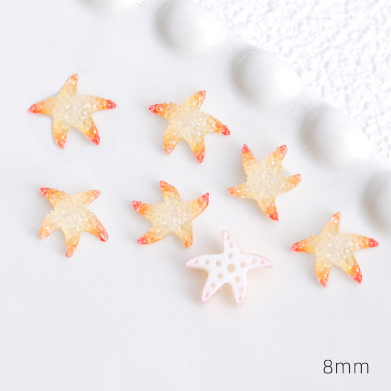 Luminous Manicure Starfish  (4pcs/bag)