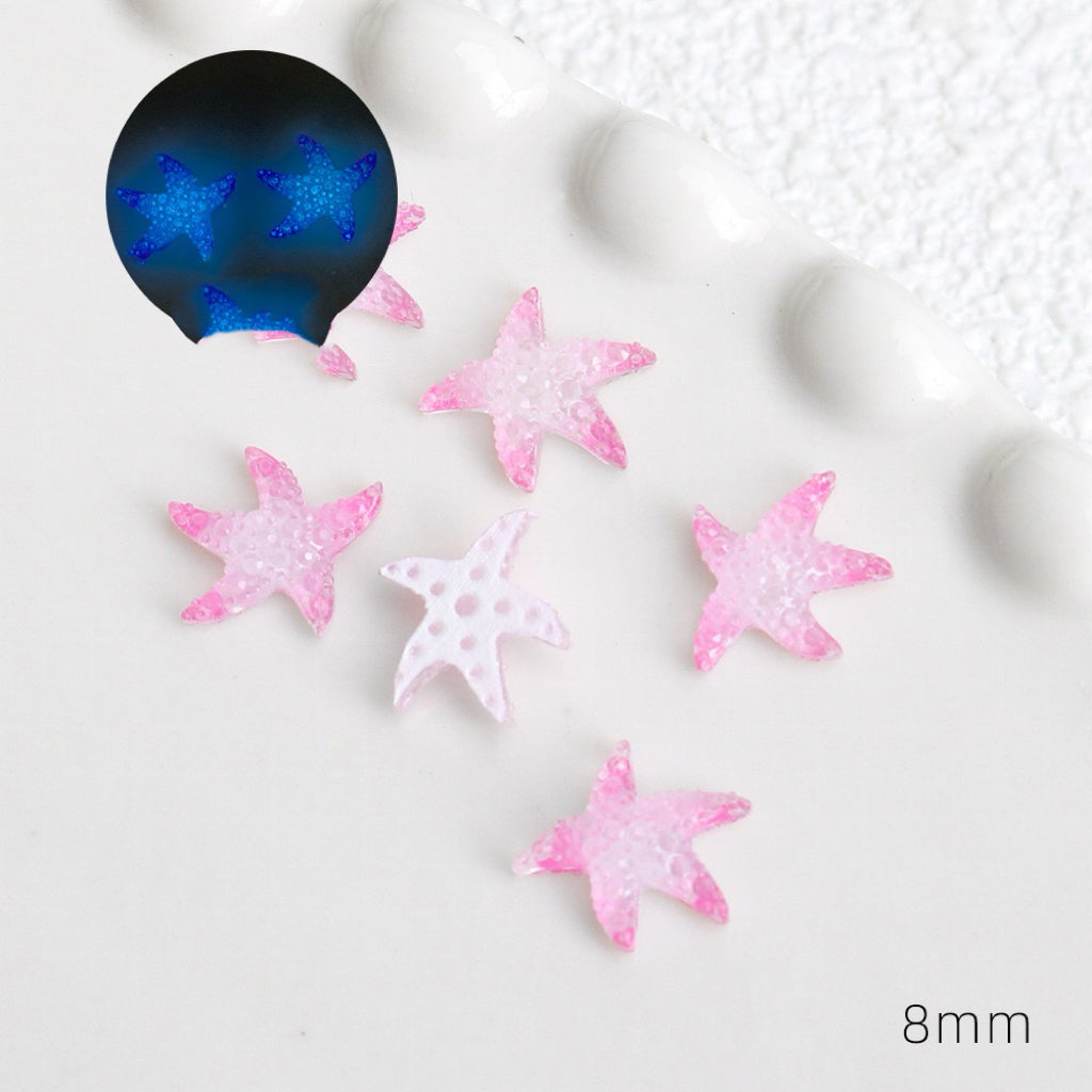 Luminous Manicure Starfish  (4pcs/bag)