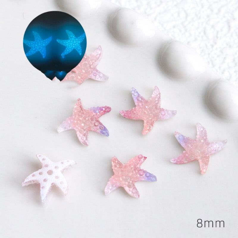 Luminous Manicure Starfish  (4pcs/bag)