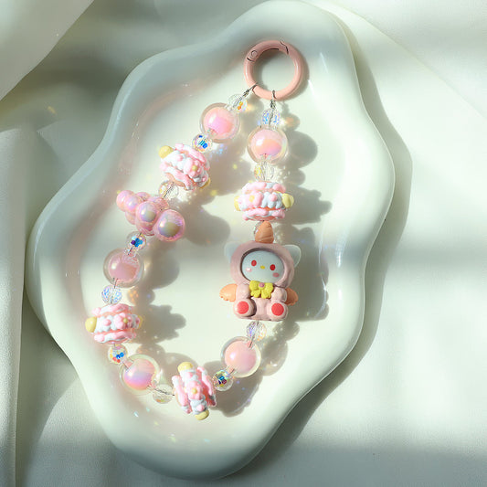 【D004】 DIY Cartoon S Phone Chain（Pre-Sale)